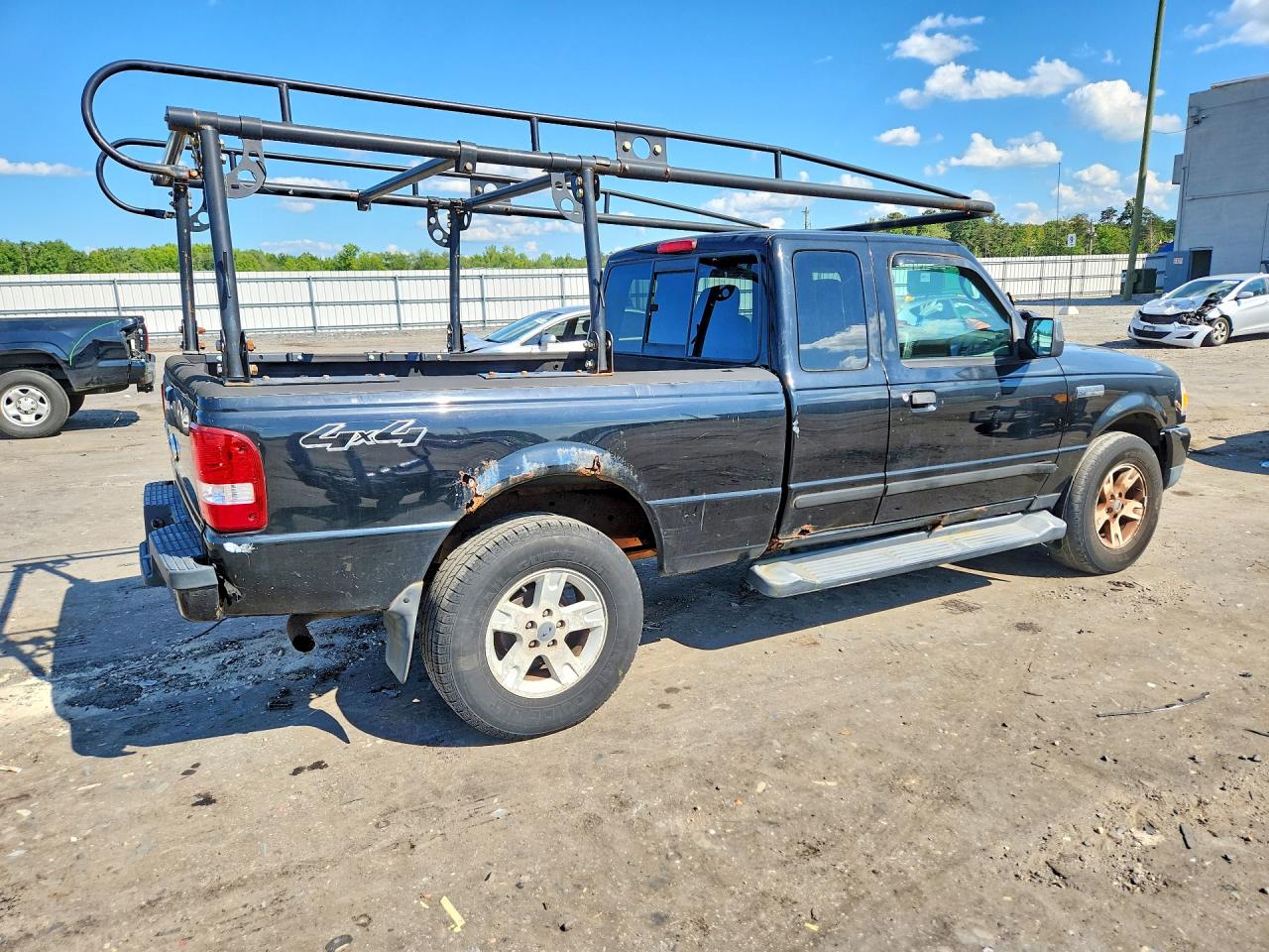 2006 Ford Ranger Super Cab Black vin: 1FTZR45E26PA45725