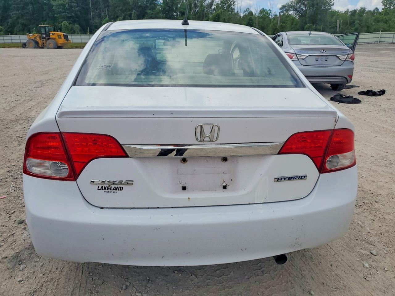 2009 Honda Civic Hybrid White vin: JHMFA36259S013280