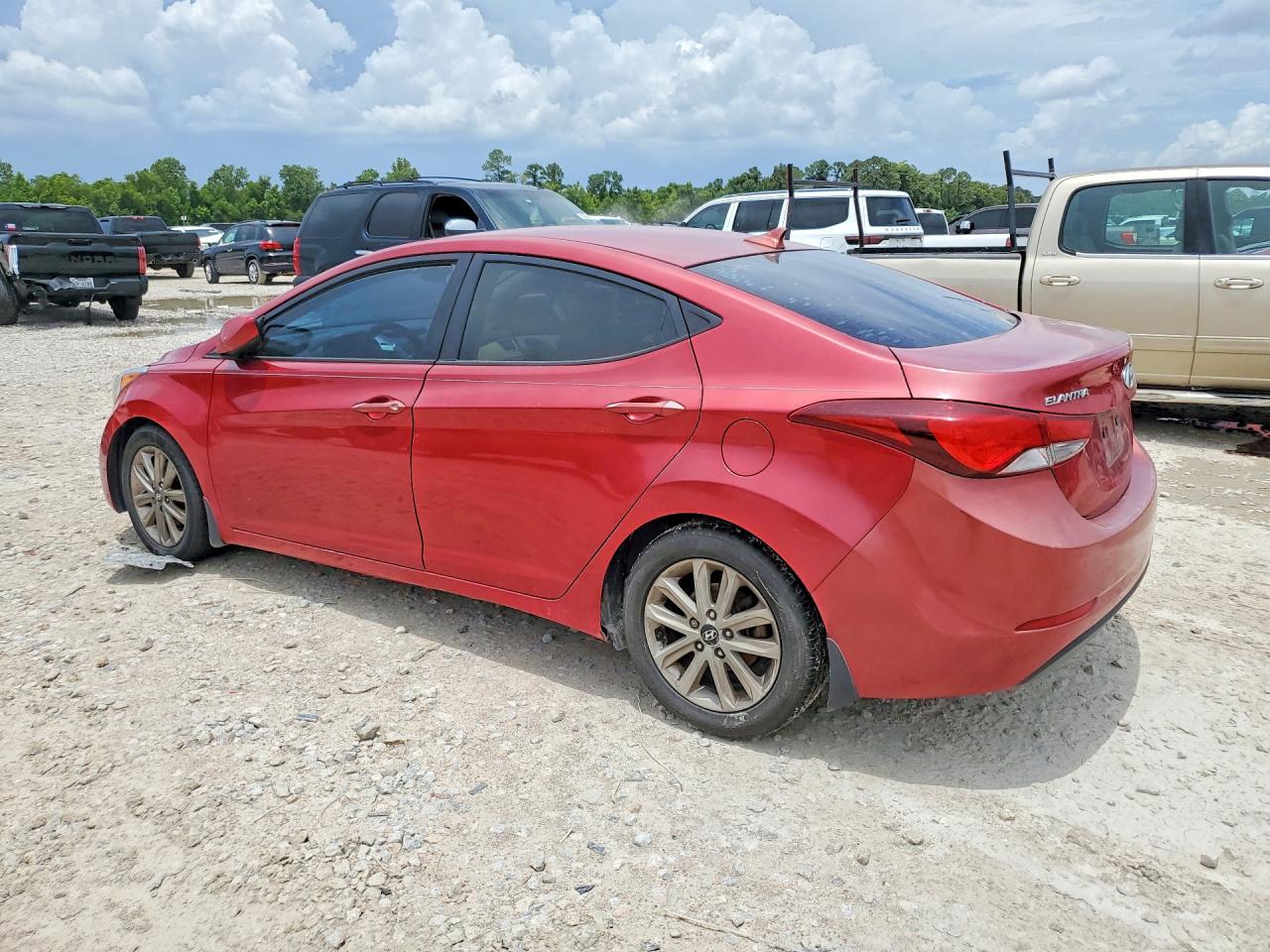 2014 Hyundai Elantra Se Красный vin: KMHDH4AE4EU186021