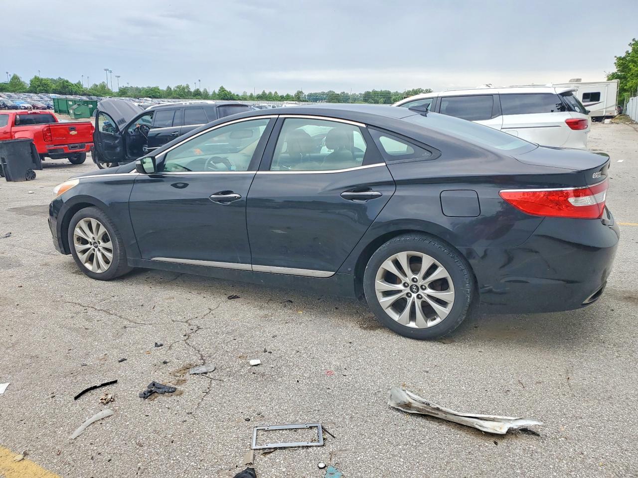 2014 Hyundai Azera Limited Black vin: KMHFH4JGXEA370262