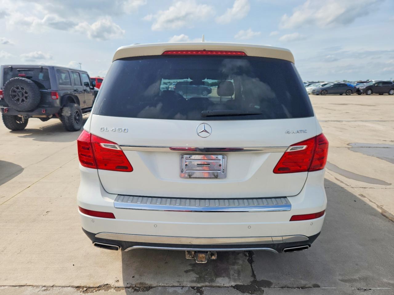 2015 Mercedes-benz Gl 450 4matic White vin: 4JGDF6EE3FA495770