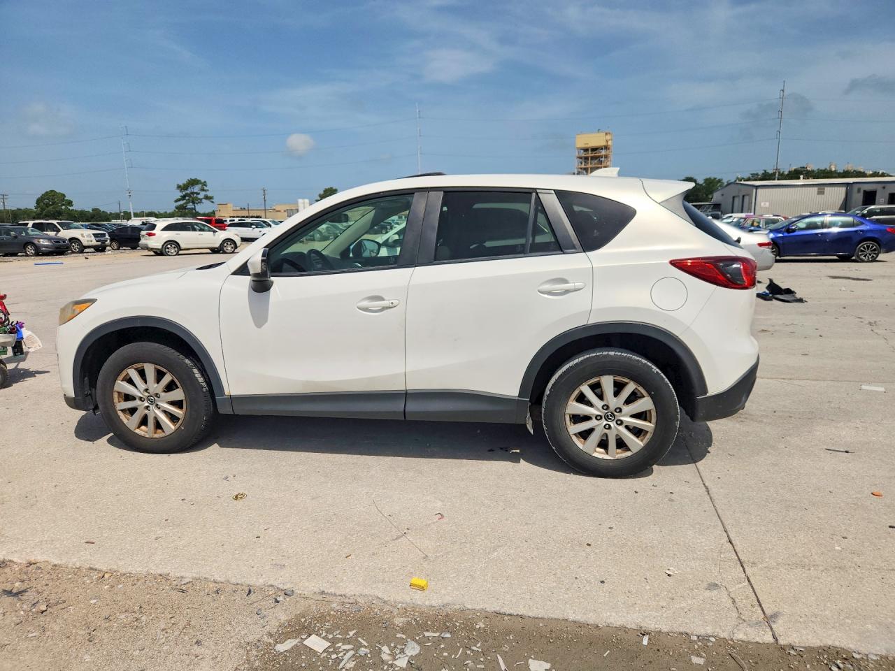 2013 Mazda Cx-5 Touring White vin: JM3KE4CE7D0101574