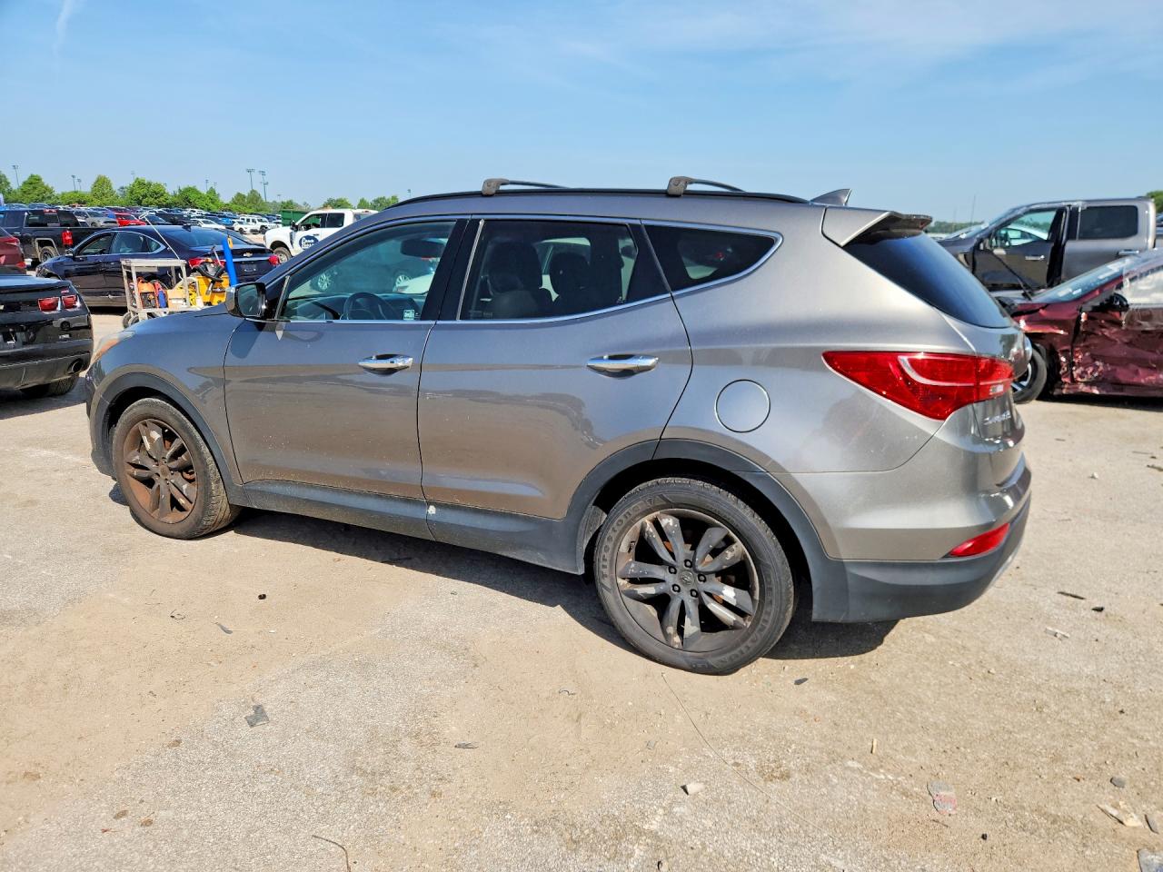 2013 Hyundai Santa Fe Sport 2.0t Gray vin: 5XYZU3LAXDG012657