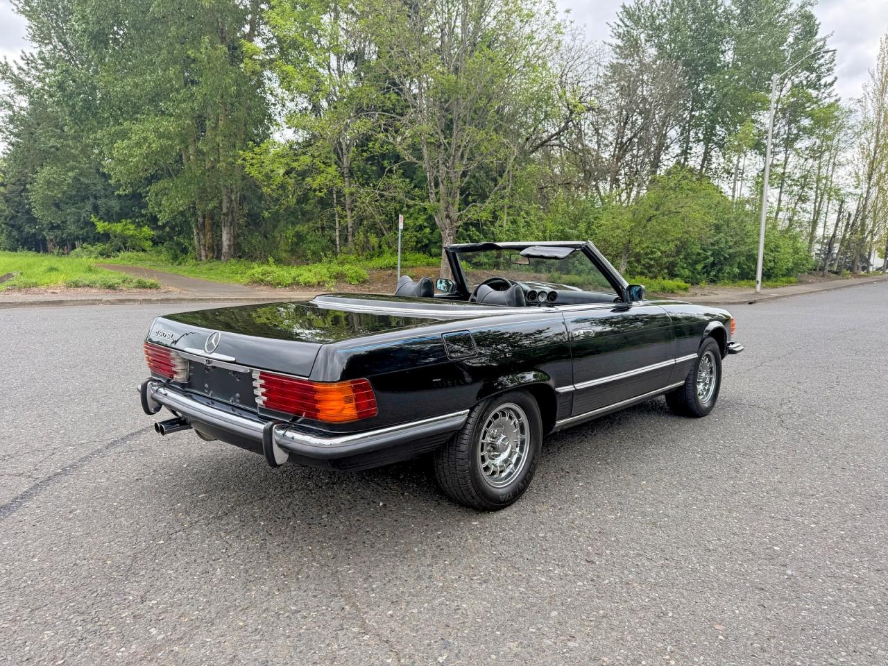 1973 Mercedes-benz 450 Sl Convertible Black vin: 10704412008355