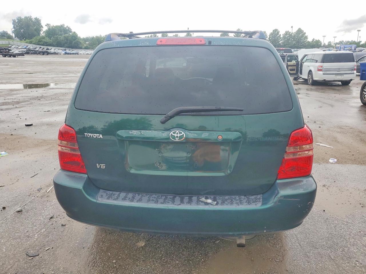 2002 Toyota Highlander Limited Green vin: JTEGF21A920033027