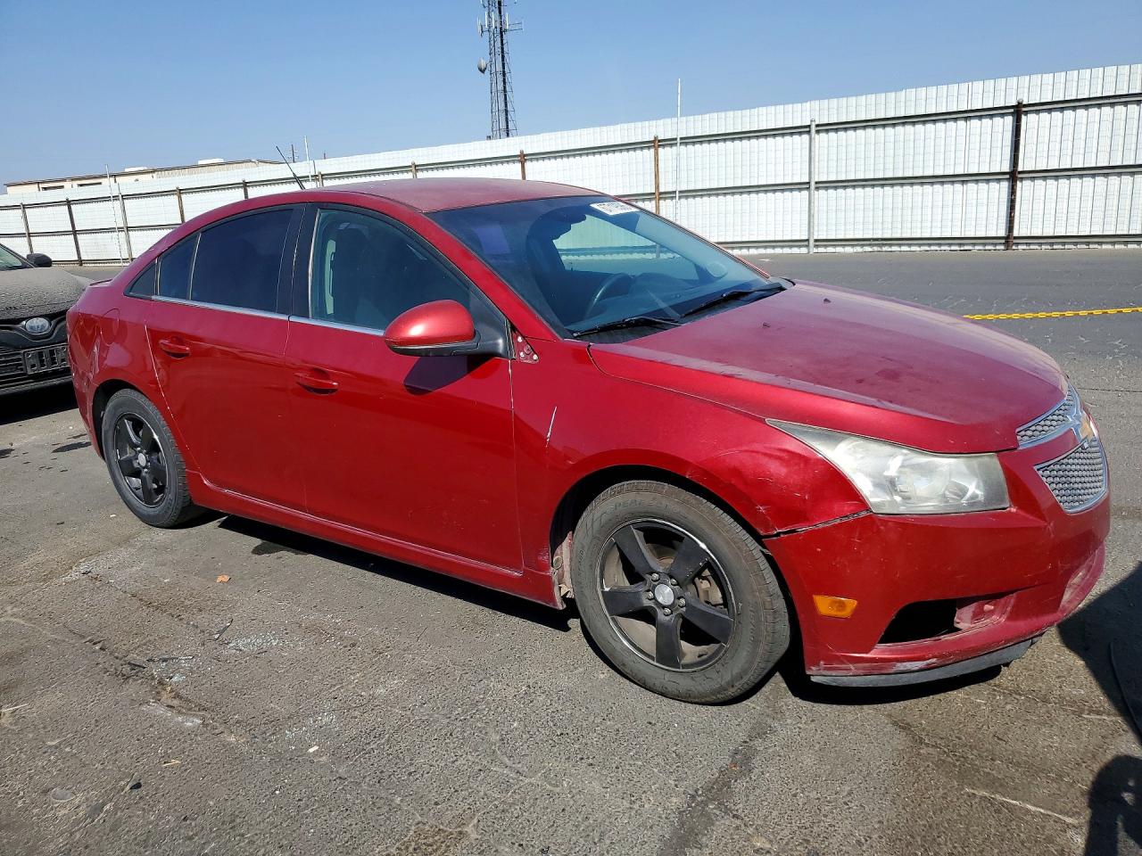 2013 Chevrolet Cruze Lt Red vin: 1G1PC5SB2D7267146