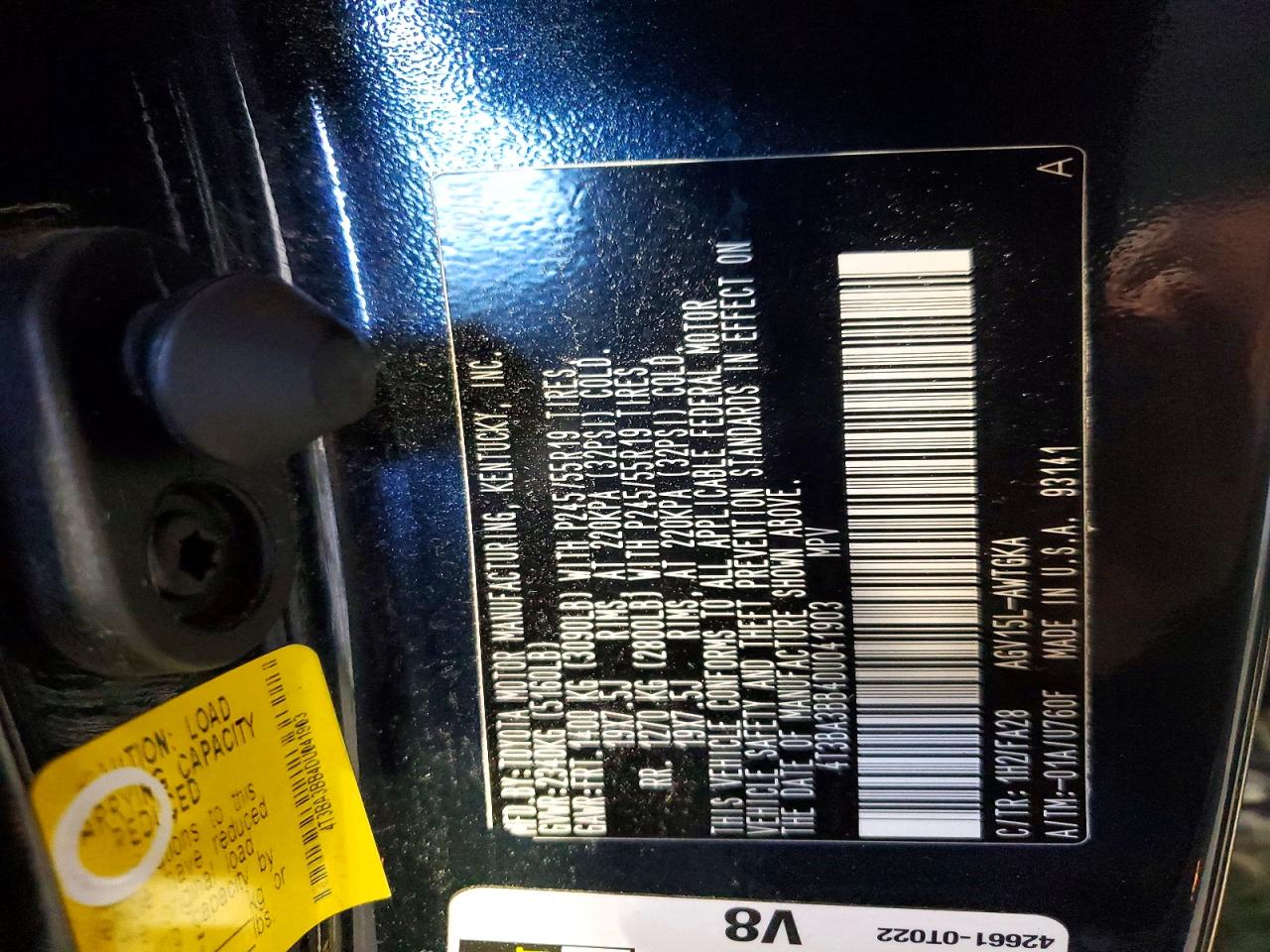 2013 Toyota Venza Le Черный vin: 4T3BA3BB4DU041903