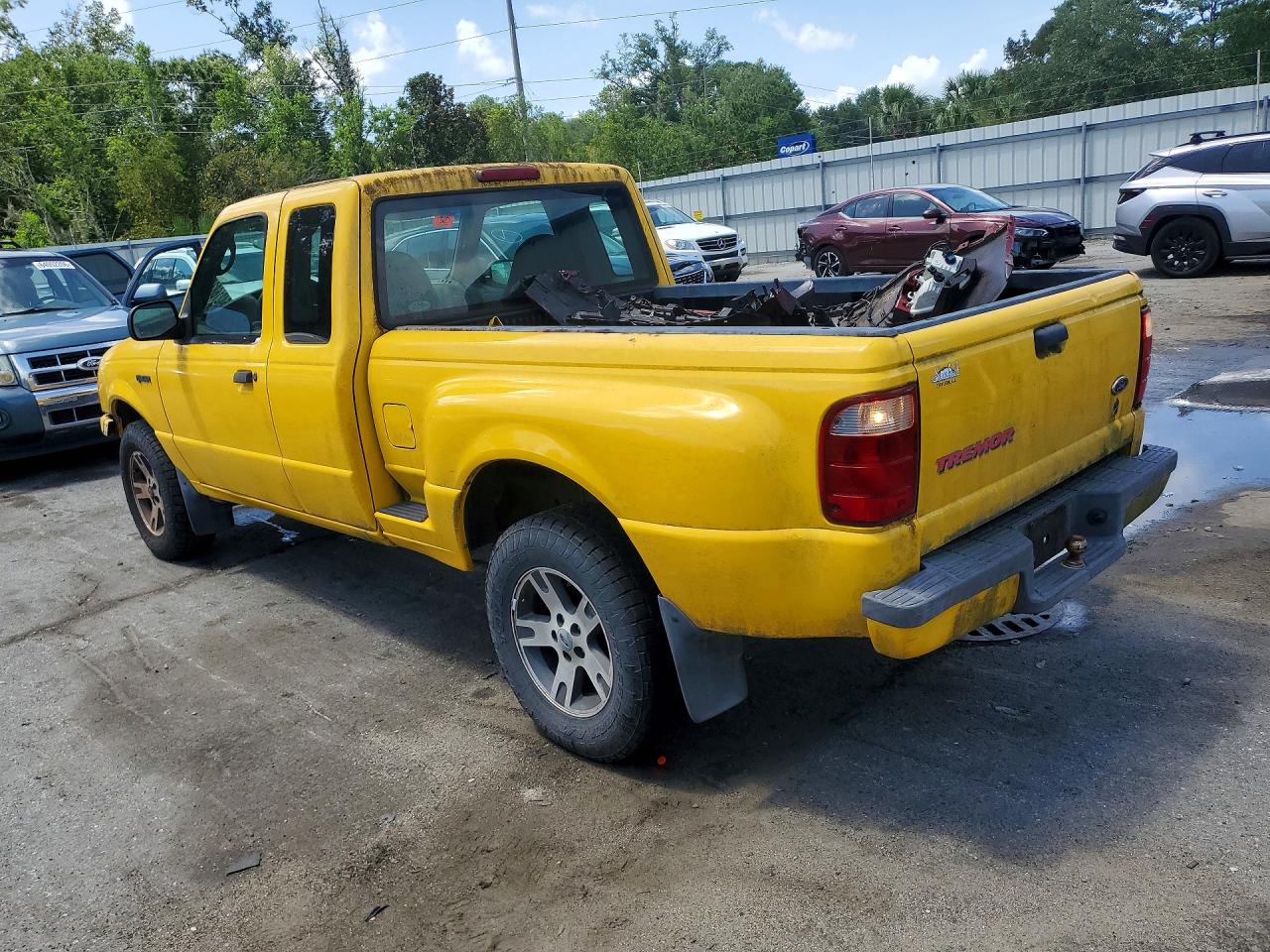 2003 Ford Ranger Super Cab Yellow vin: 1FTYR44V43PA24769