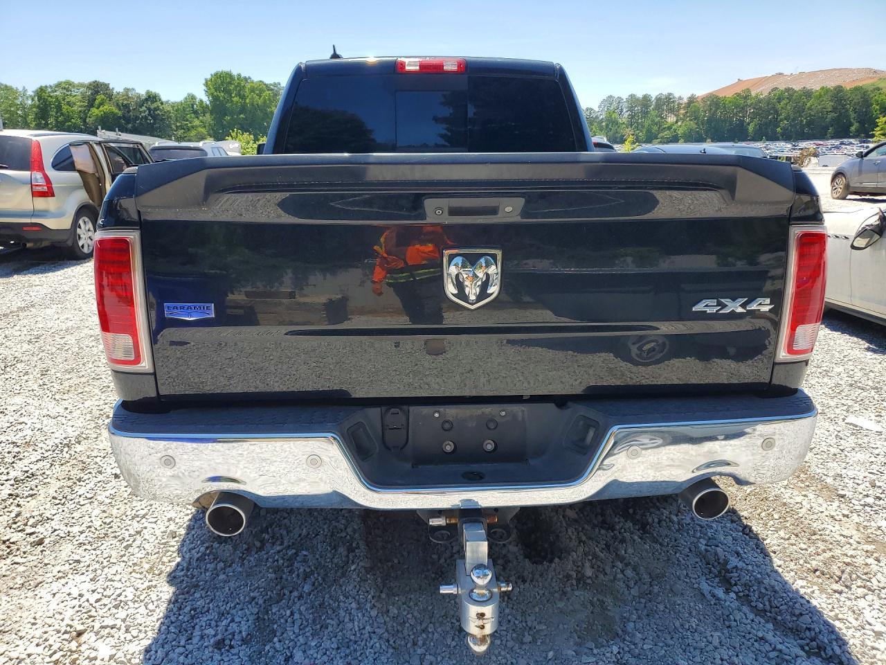 2014 Ram 1500 Laramie Black vin: 1C6RR7JM8ES476863
