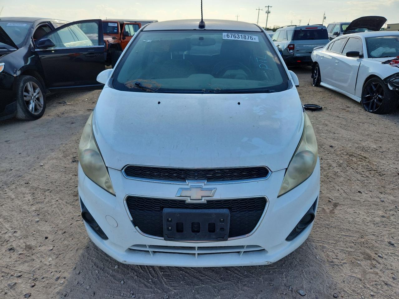 2014 Chevrolet Spark 1lt White vin: KL8CD6S98EC541456