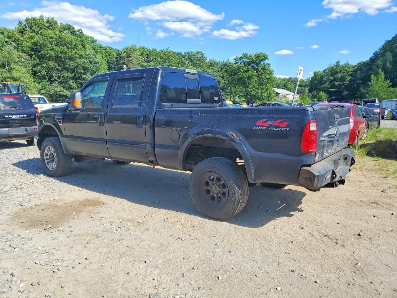 2008 Ford F350 Srw Super Duty Black vin: 1FTWW31R38EE61652