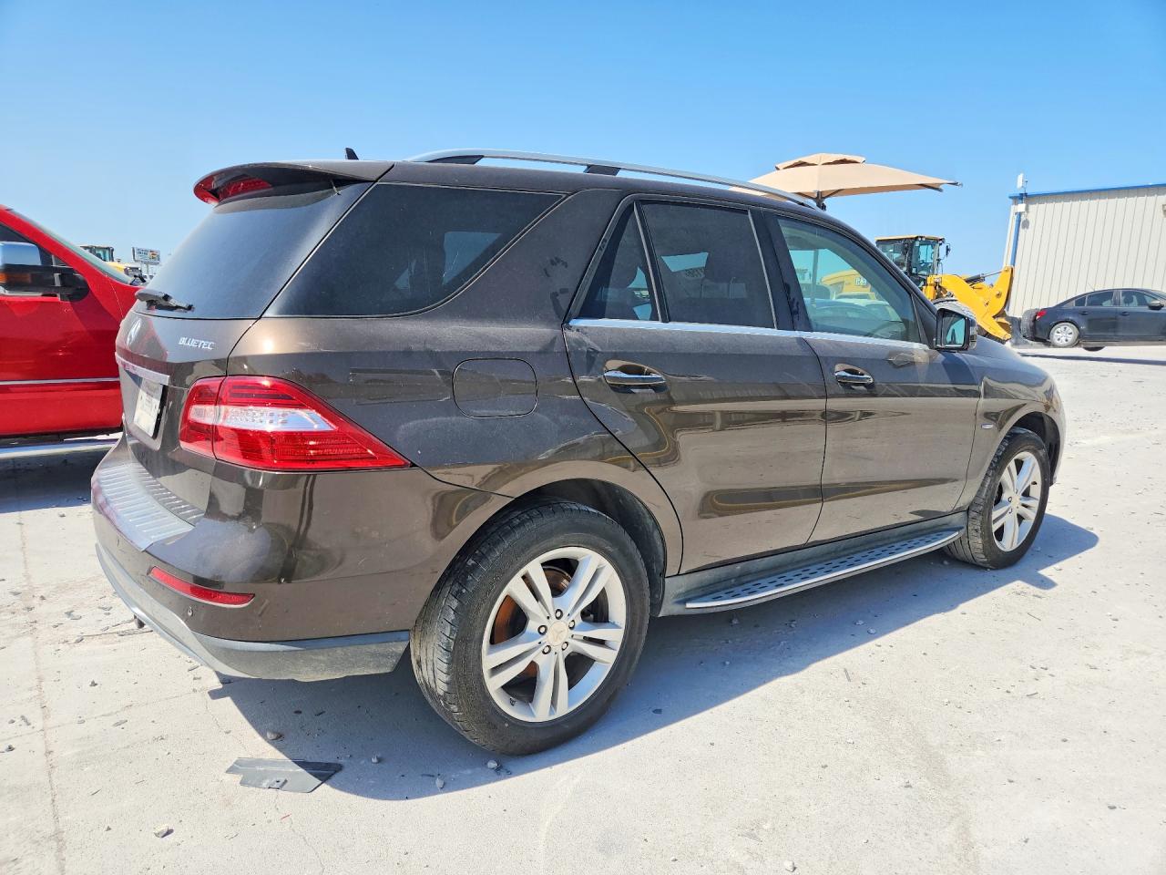 2012 Mercedes-benz Ml 350 Bluetec Brown vin: 4JGDA2EB3CA018300
