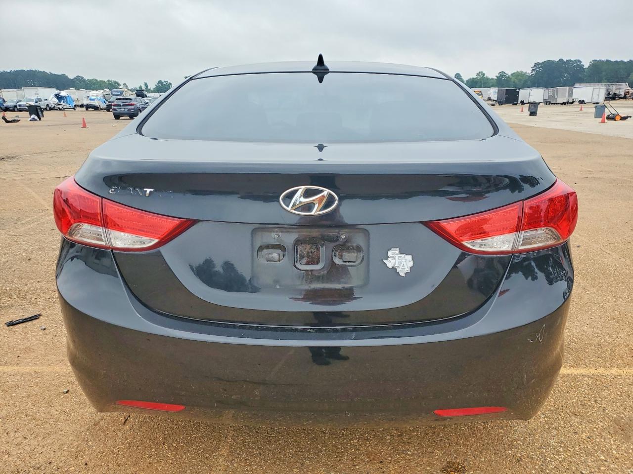 2011 Hyundai Elantra Gls Black vin: 5NPDH4AE5BH033254
