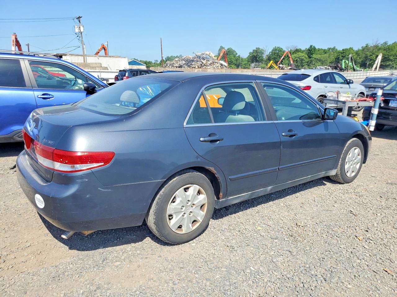 2003 Honda Accord Lx Gray vin: 1HGCM56313A026395