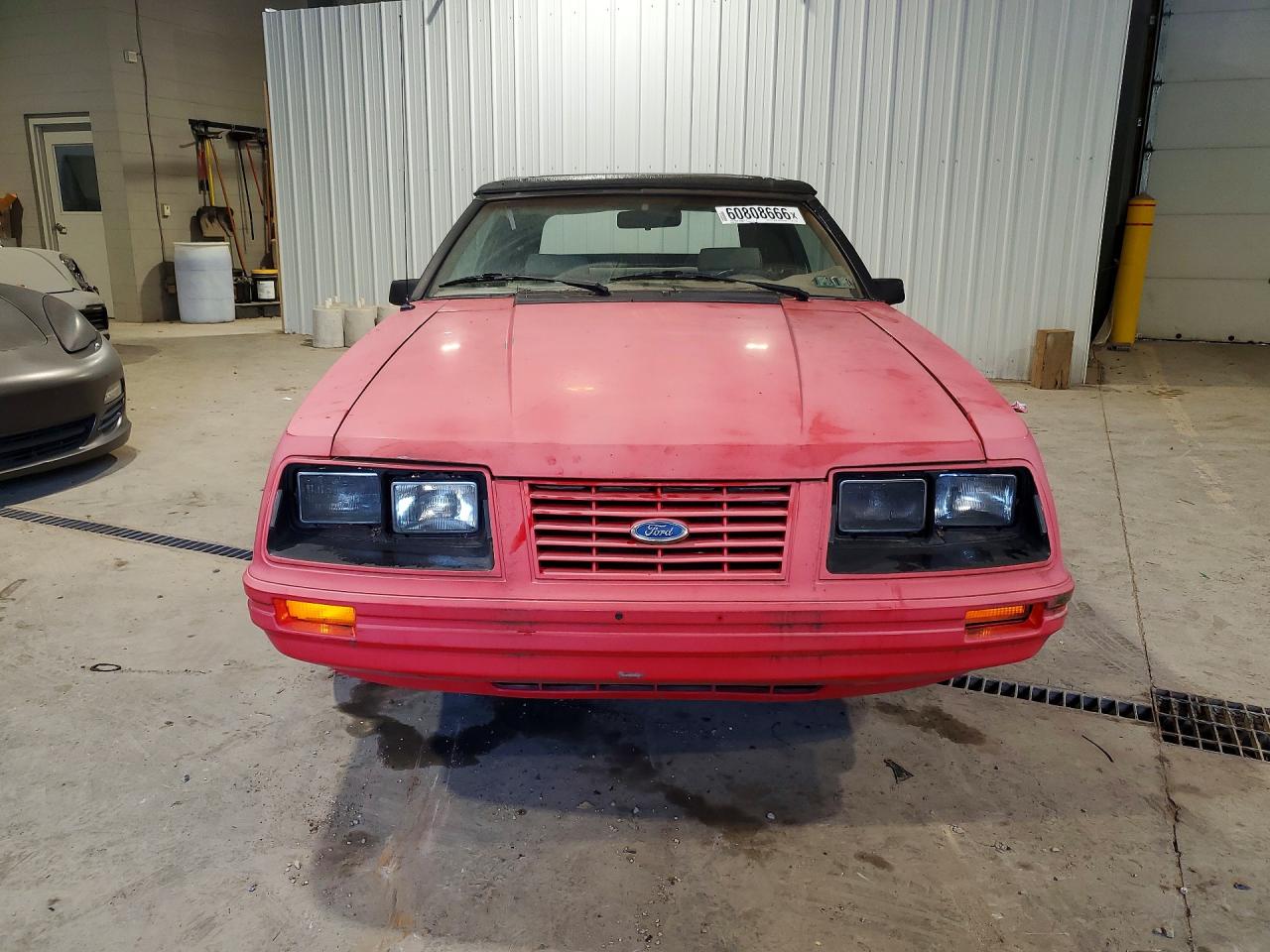 1984 Ford Mustang Glx Красный vin: 1FABP2735EF117972