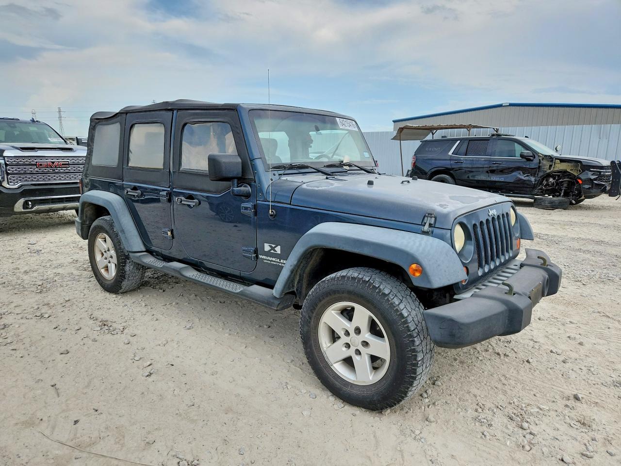2007 Jeep Wrangler X Gray vin: 1J4GA39167L207567