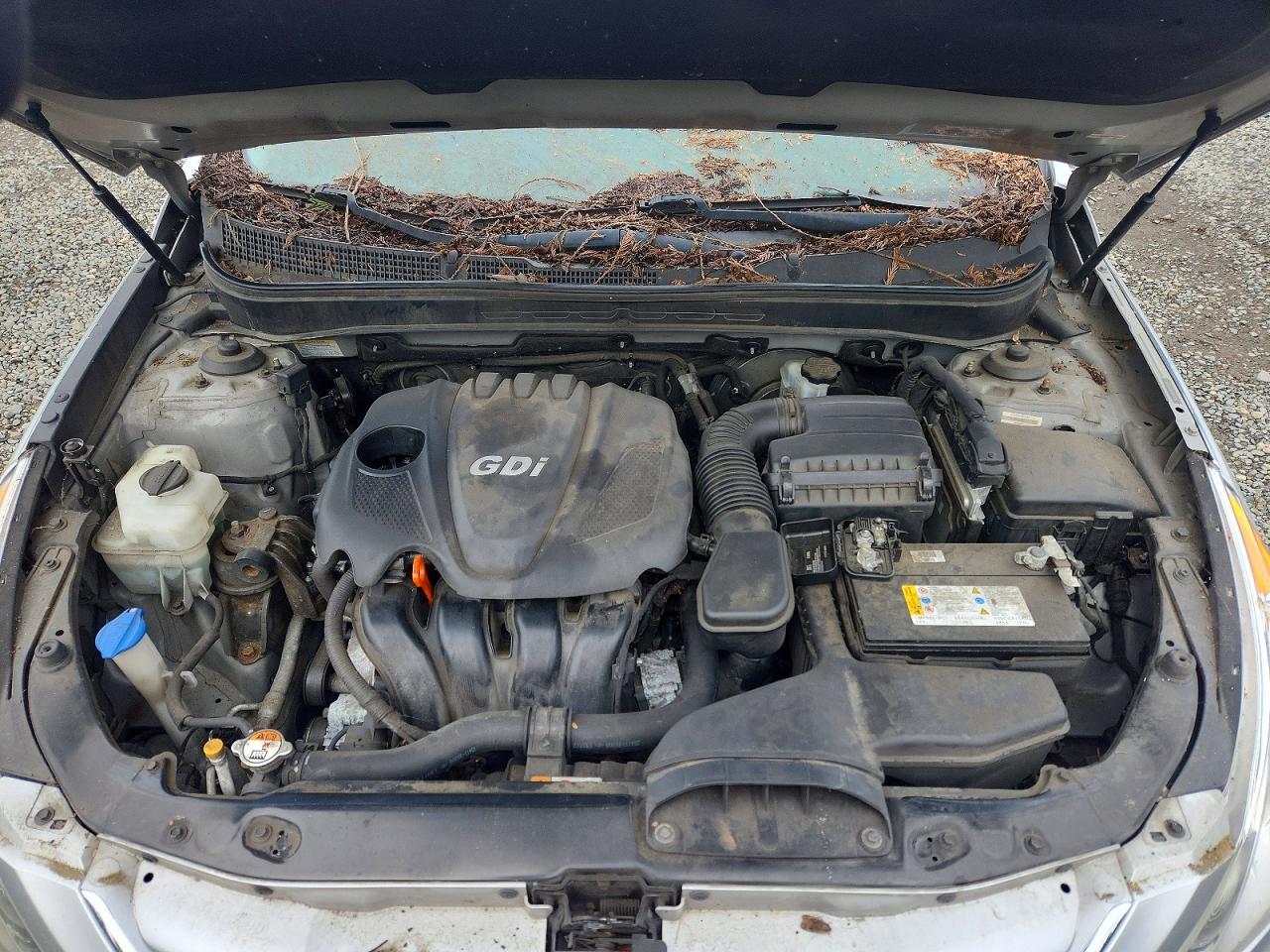 2013 Hyundai Sonata Gls Silver vin: 5NPEB4AC0DH805991