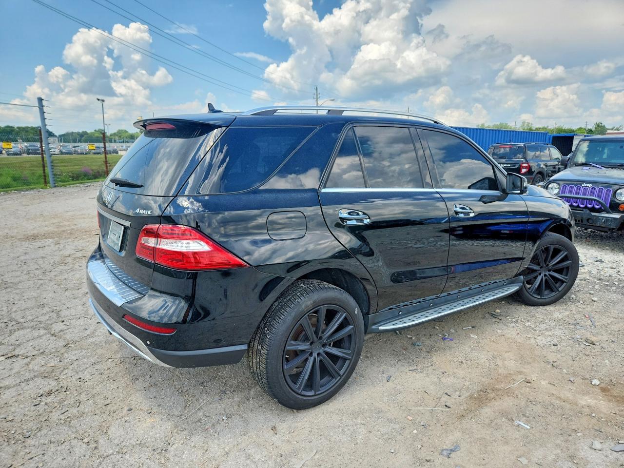 2013 Mercedes-benz Ml 350 4matic Black vin: 4JGDA5HB3DA231861