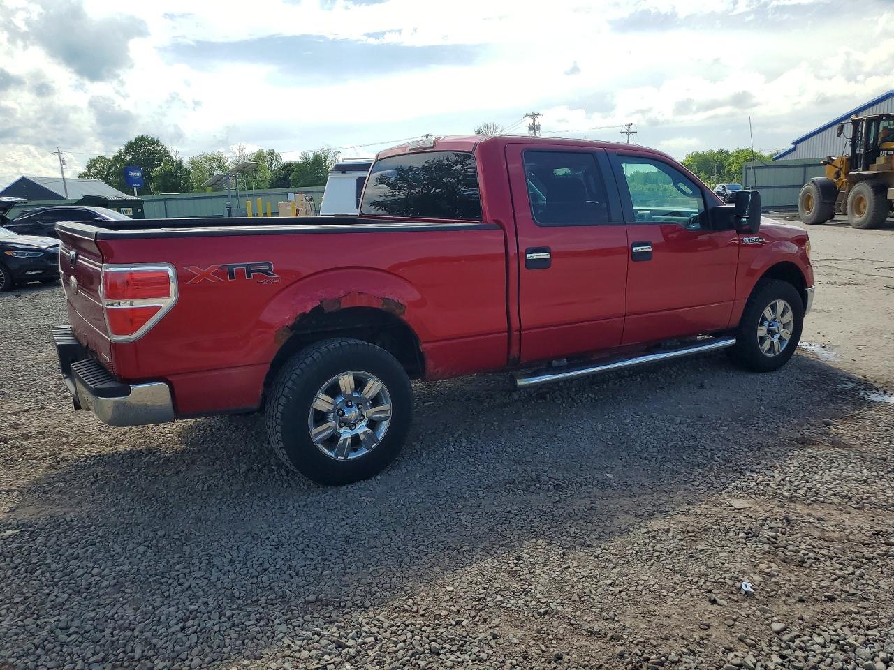 2012 Ford F150 Supercrew Red vin: 1FTFW1EF0CFB66452