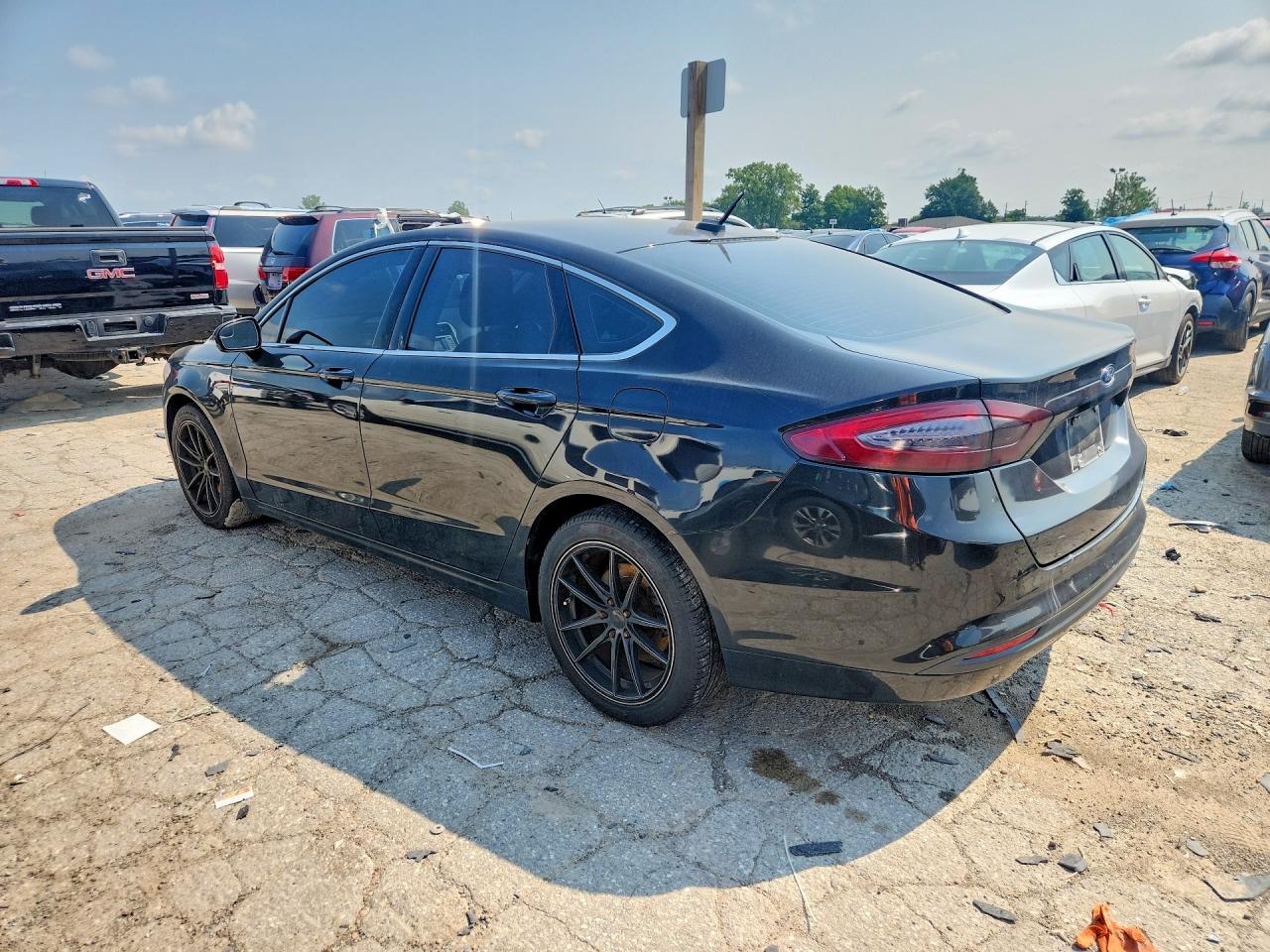 2014 Ford Fusion Se Black vin: 1FA6P0HD6E5379194