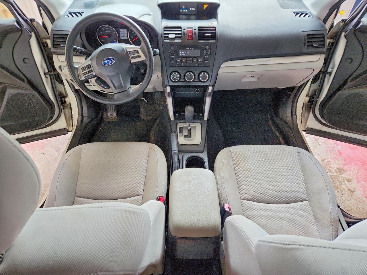 2014 Subaru Forester 2.5i Premium White vin: JF2SJAEC4EH534918