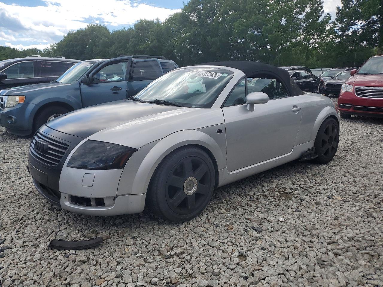 2001 Audi Tt Silver vin: TRUTX28N711021806