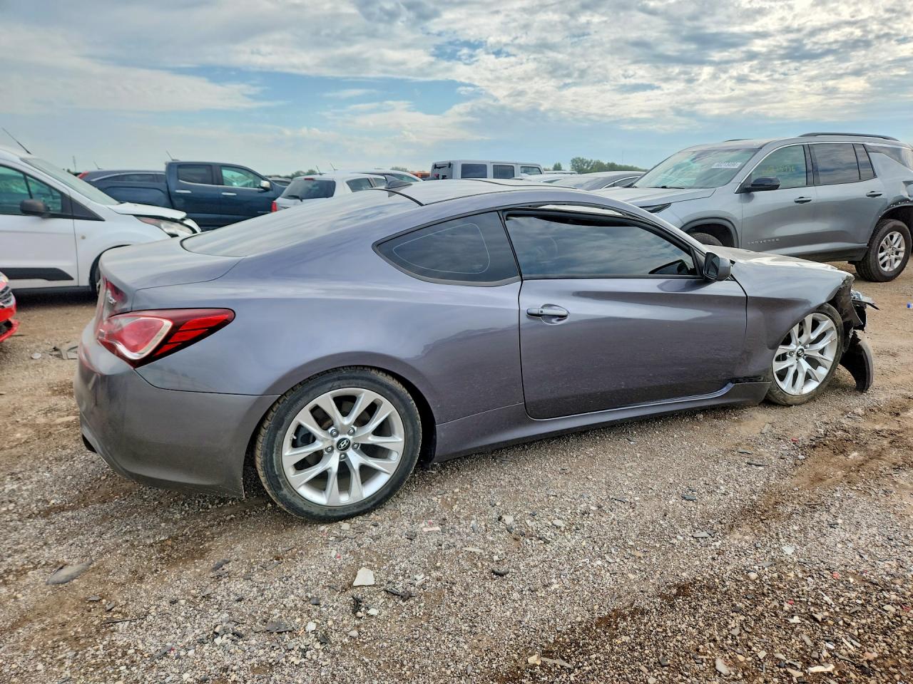 2013 Hyundai Genesis Coupe 2.0t Premium Серый vin: KMHHT6KD1DU112331