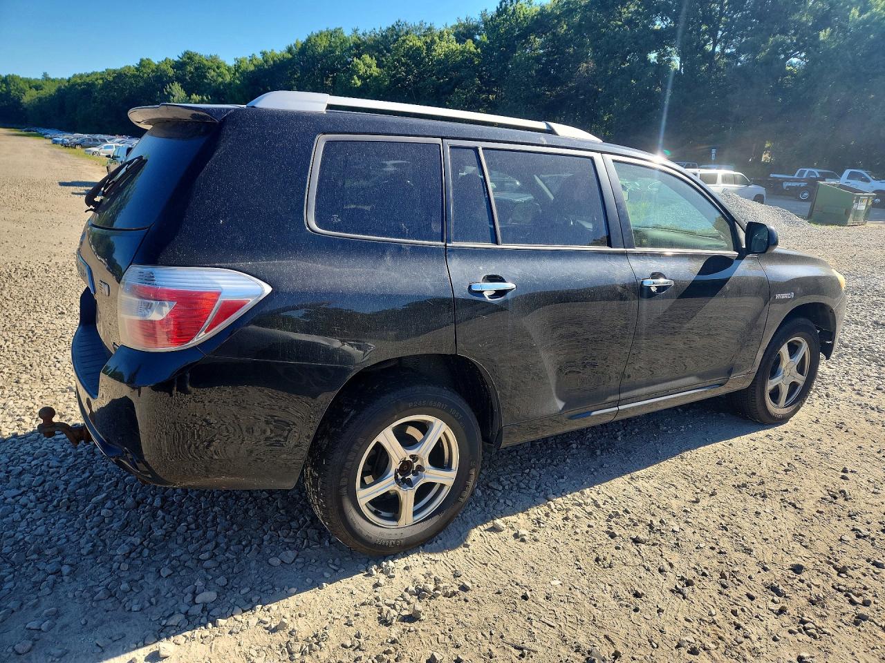 2009 Toyota Highlander Hybrid Limited Black vin: JTEEW44A192035898