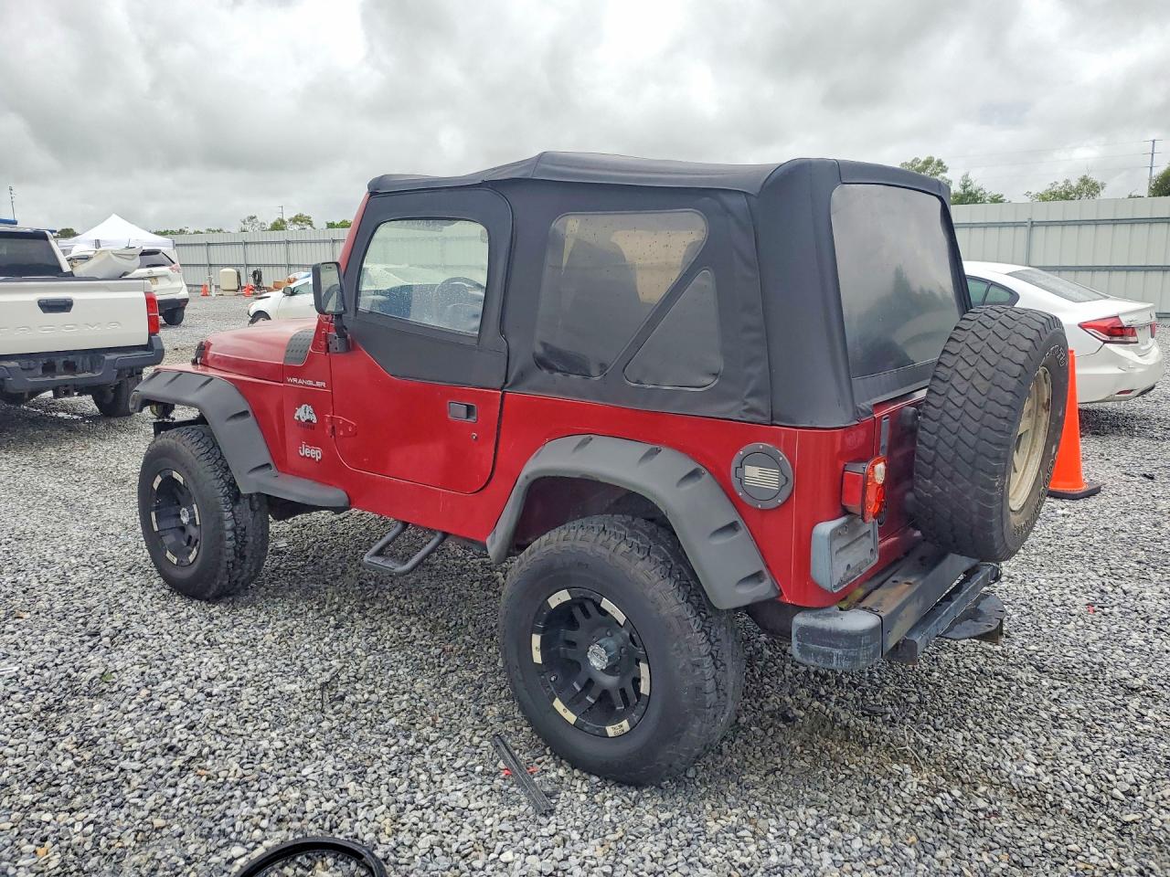 1998 Jeep Wrangler / Tj Se Burgundy vin: 1J4FY29P7WP752173
