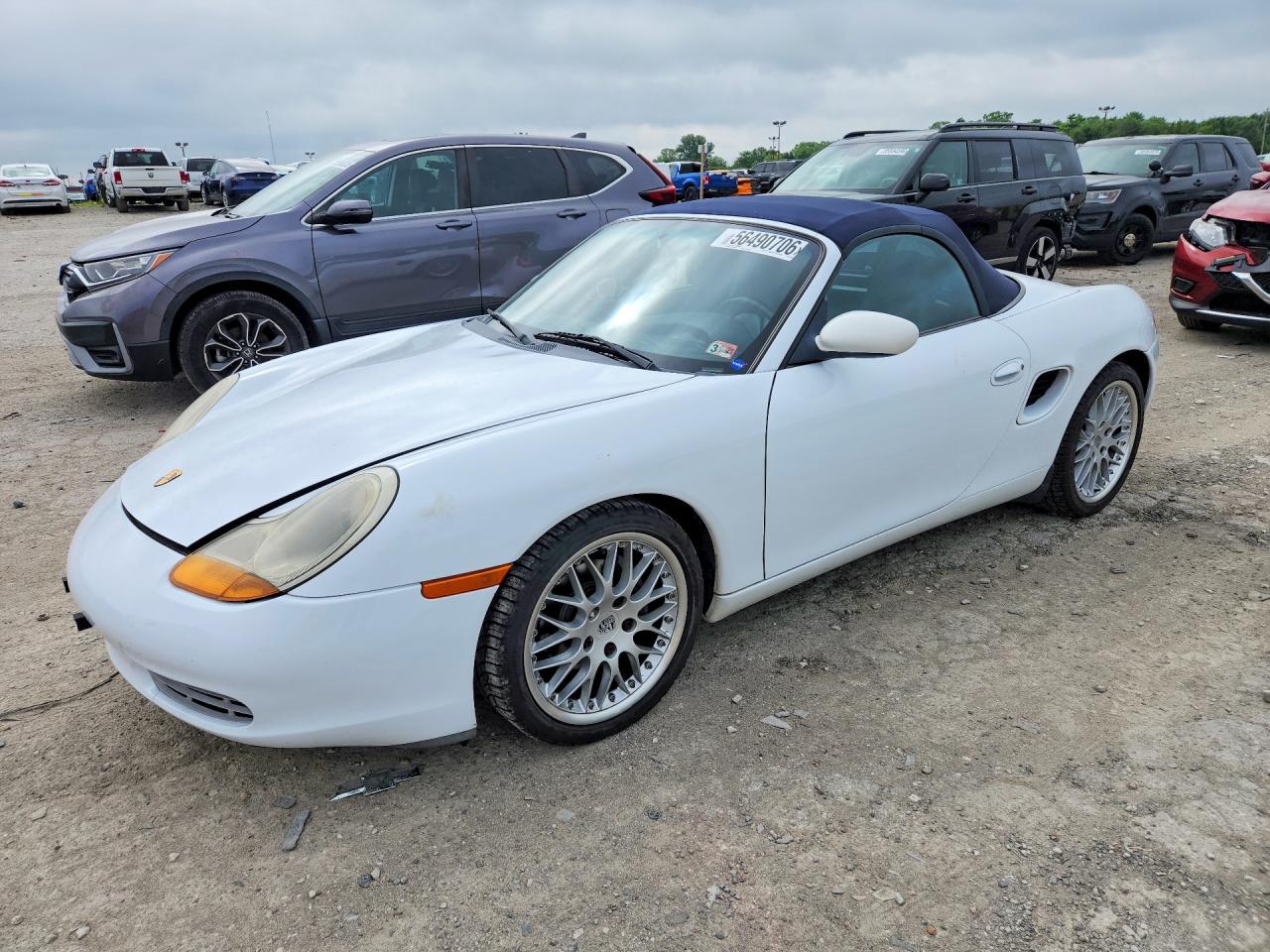 1999 Porsche Boxster White vin: WP0CA2988XU625277