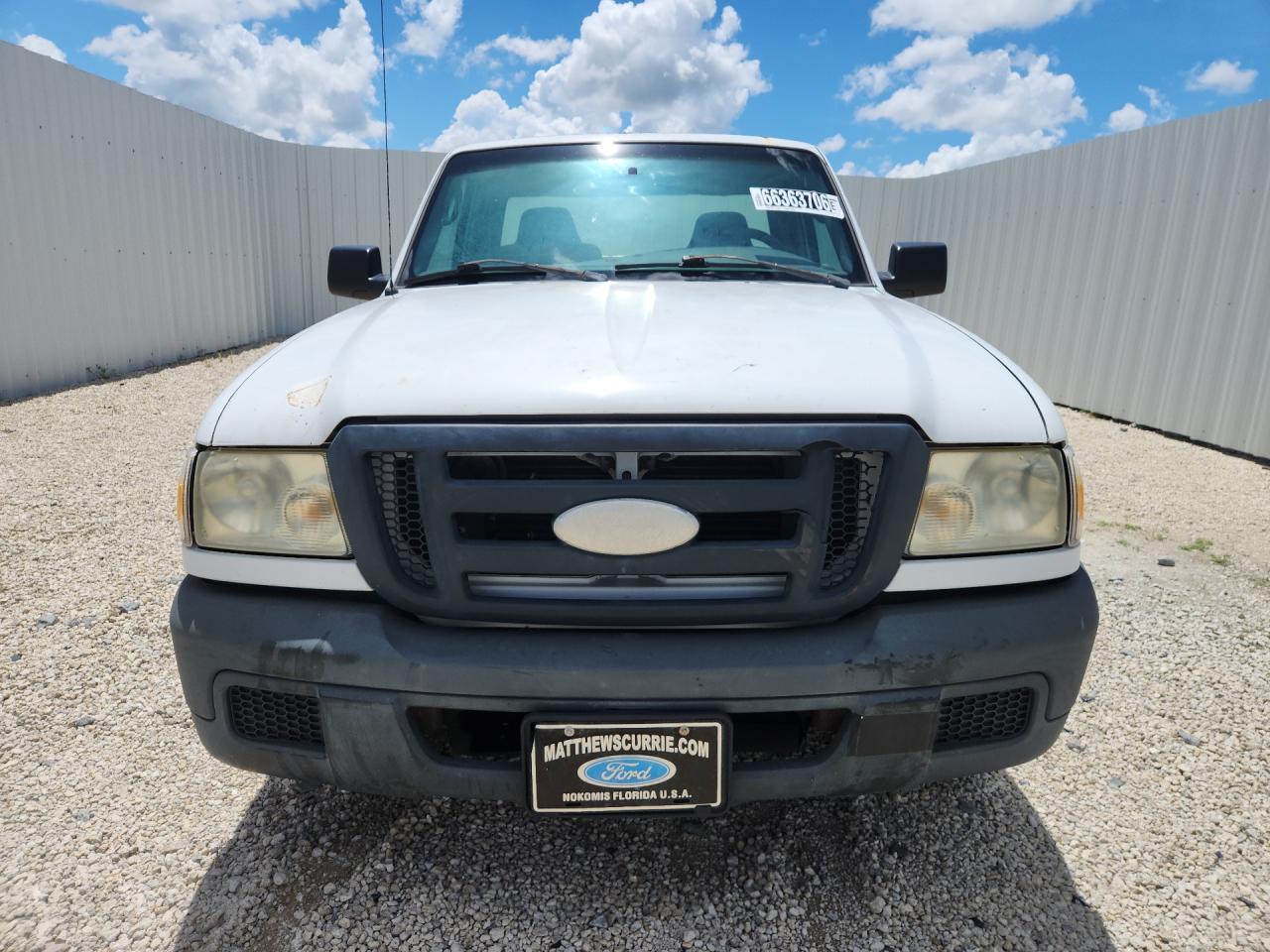 2007 Ford Ranger White vin: 1FTYR10D27PA83157 Damage: Grille, Broken, Replacement Required