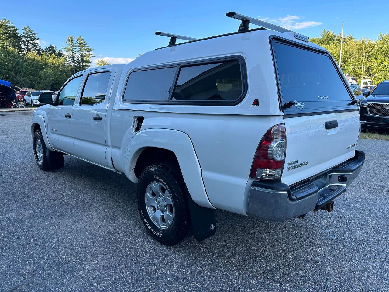 2015 Toyota Tacoma Double Cab Long Bed White vin: 3TMMU4FN3FM079413