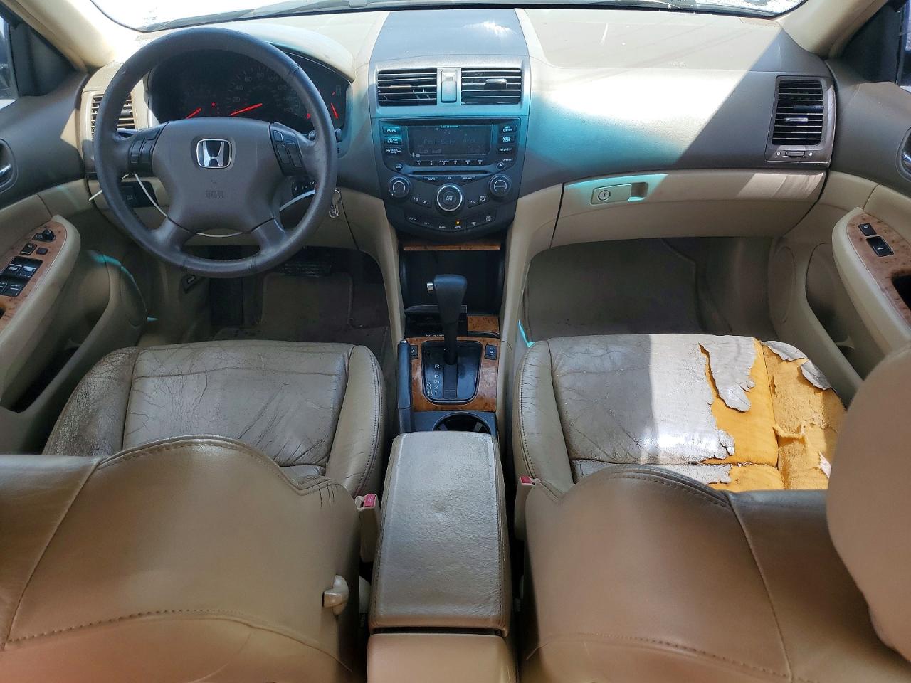 2004 Honda Accord Ex Black vin: 1HGCM66544A023662