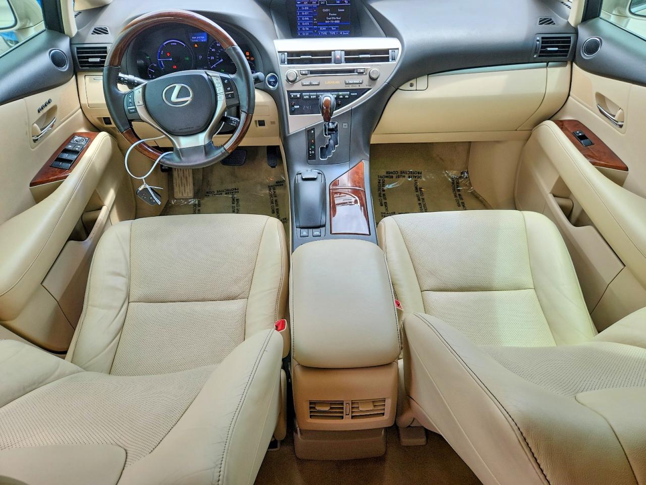 2013 Lexus Rx 450h Gold vin: JTJZB1BA2D2412246