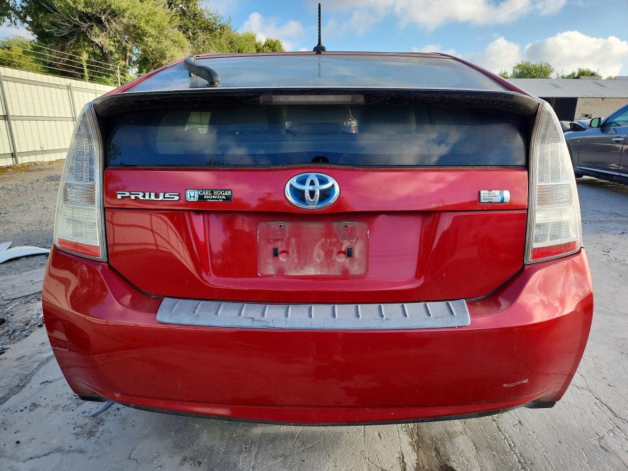 2010 Toyota Prius Iii Red vin: JTDKN3DU1A0115667