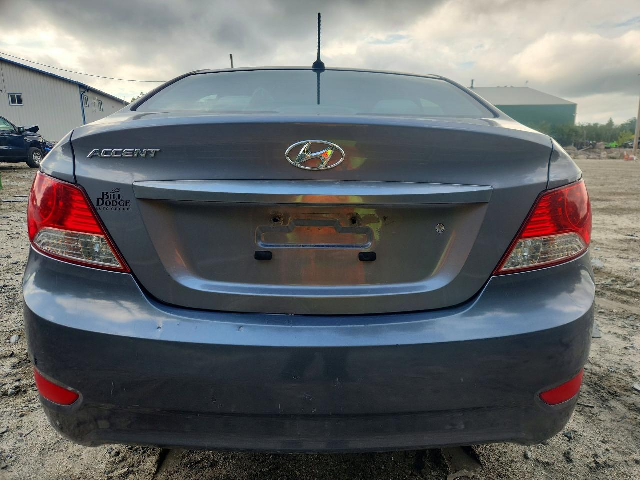 2014 Hyundai Accent Gls Gray vin: KMHCT4AE6EU720033
