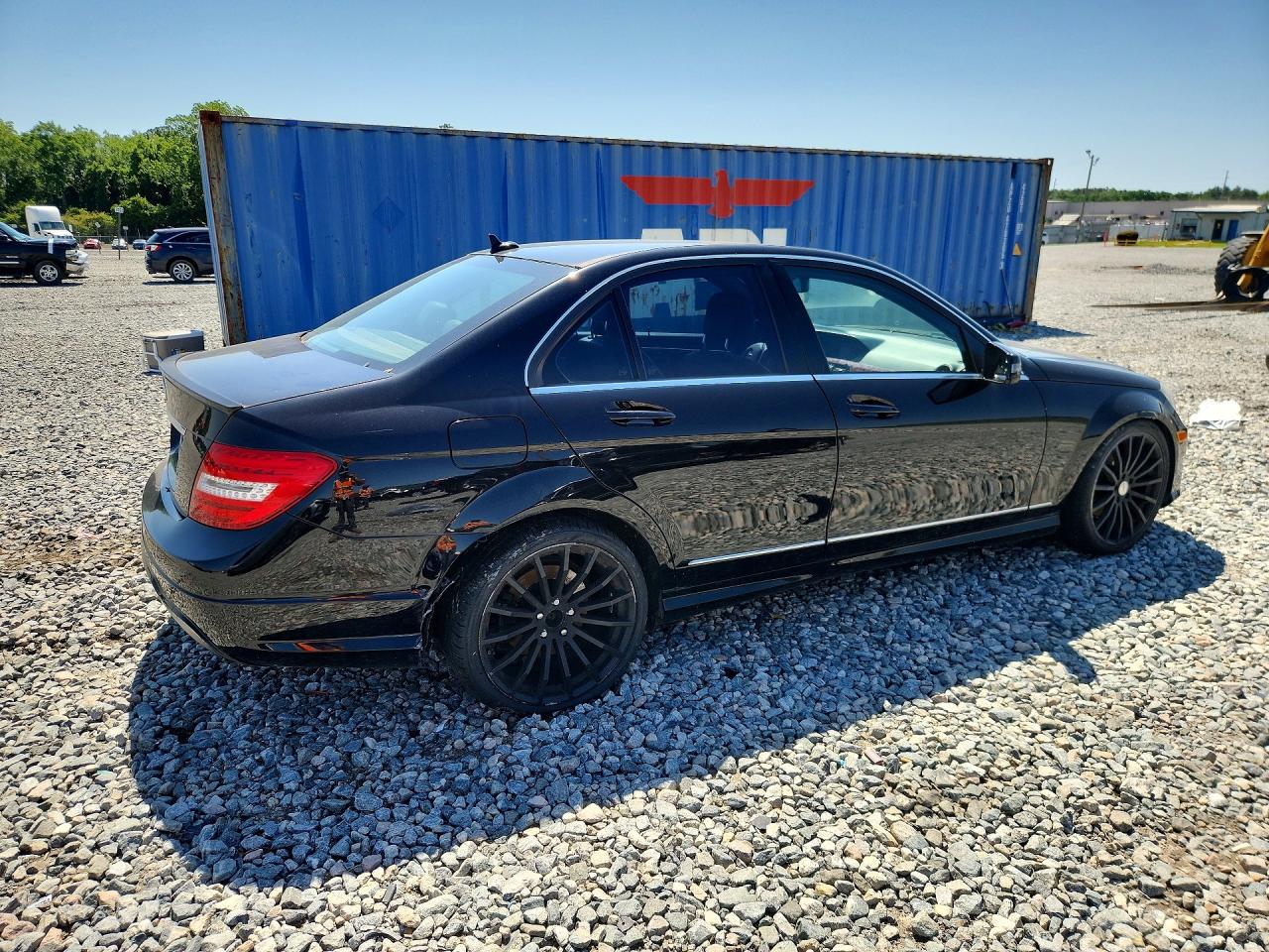 2012 Mercedes-benz C 250 Black vin: WDDGF4HB9CA614303