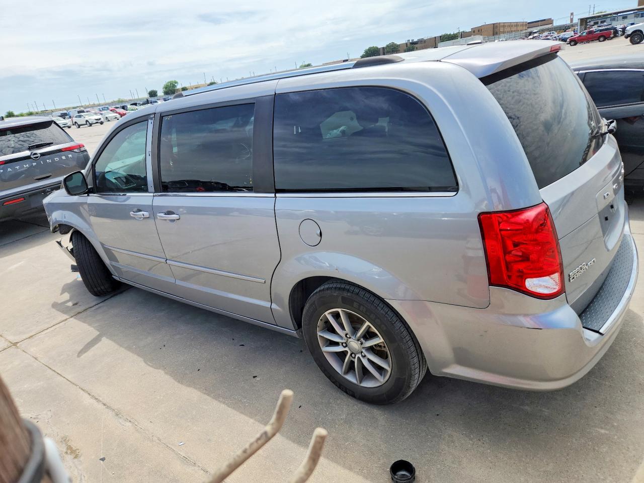 2015 Dodge Grand Caravan Sxt Silver vin: 2C4RDGCG4FR691562