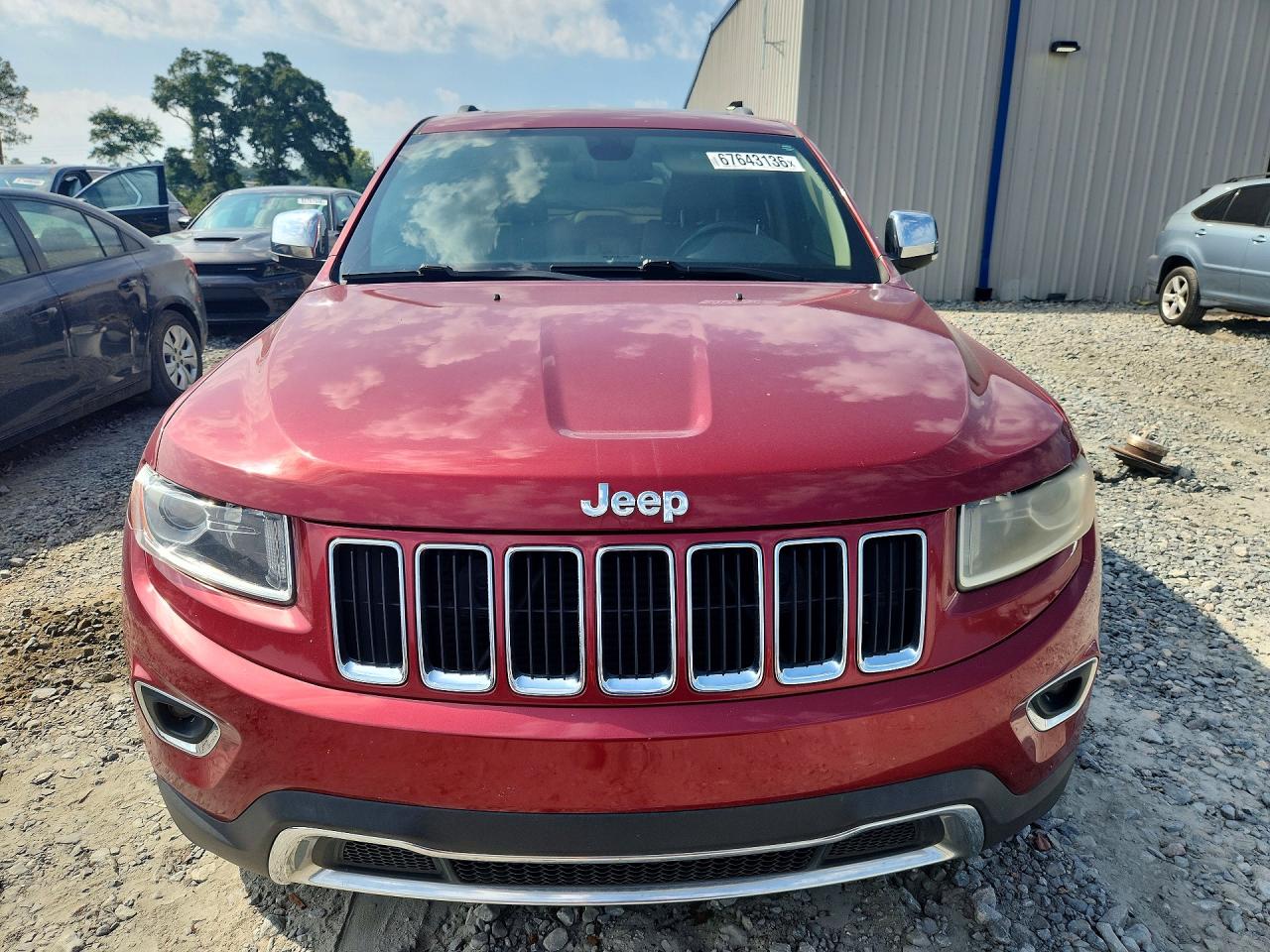 2014 Jeep Grand Cherokee Limited Red vin: 1C4RJEBM8EC326443