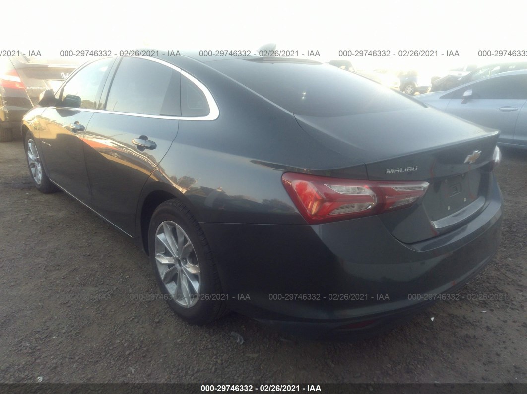 2019 Chevrolet Malibu Lt Gray vin: 1G1ZD5ST1KF136887