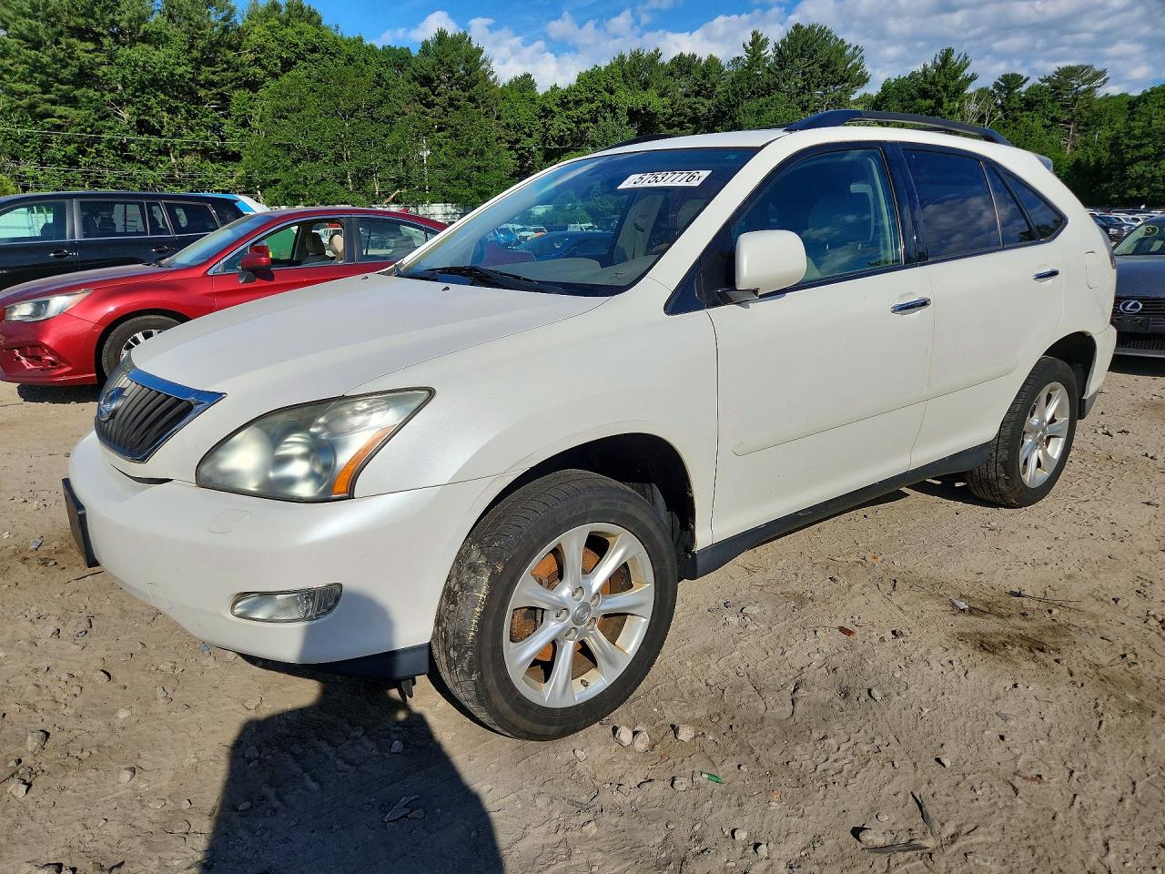 2008 Lexus Rx 350 White vin: 2T2HK31U98C094845