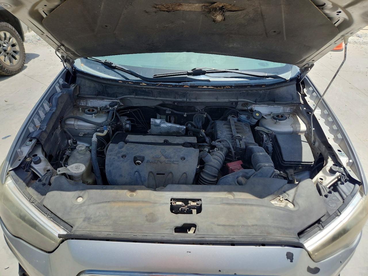 2014 Mitsubishi Outlander Sport Se Silver vin: 4A4AP4AU4EE019503