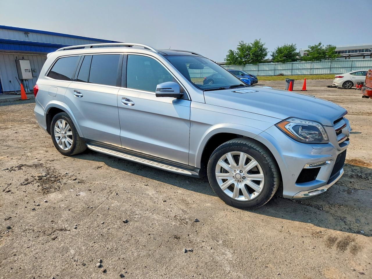 2014 Mercedes-benz Gl 550 4matic Silver vin: 4JGDF7DE1EA336820