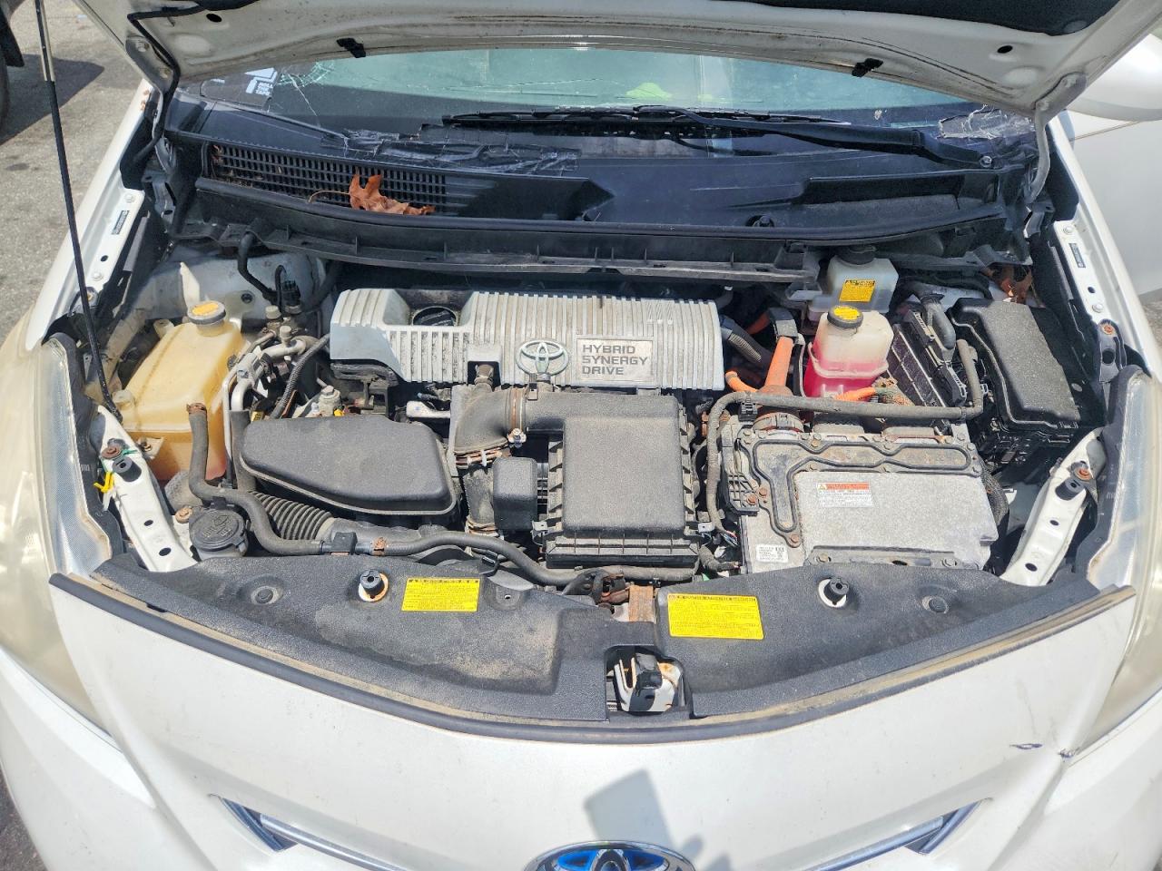 2012 Toyota Prius V Three White vin: JTDZN3EU2C3176556