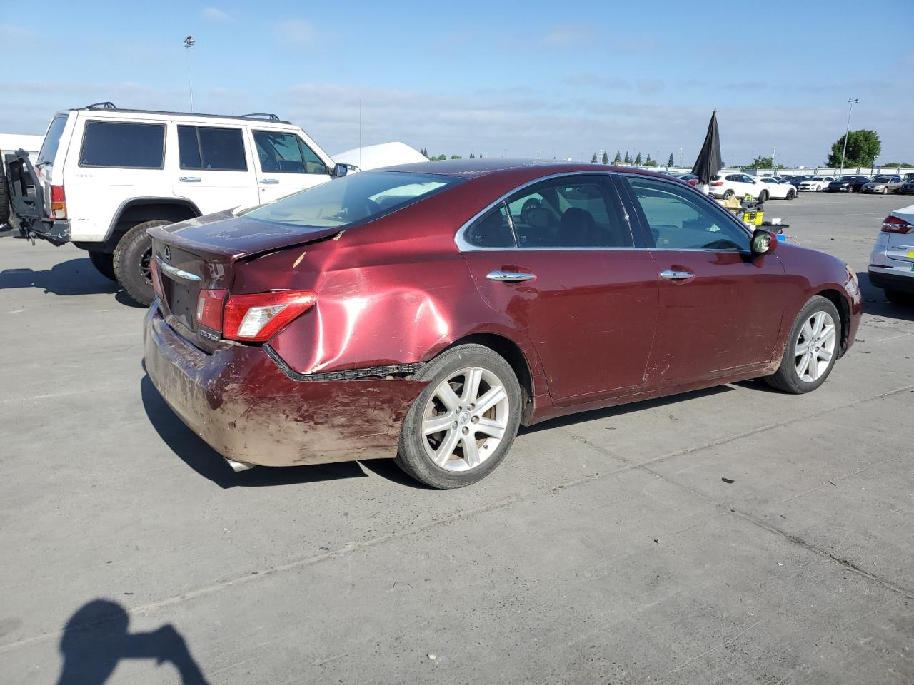 2008 Lexus Es 350 Burgundy vin: JTHBJ46G482167400