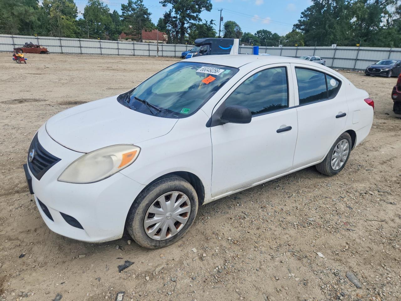 2014 Nissan Versa 1.6 S White vin: 3N1CN7AP6EL806294
