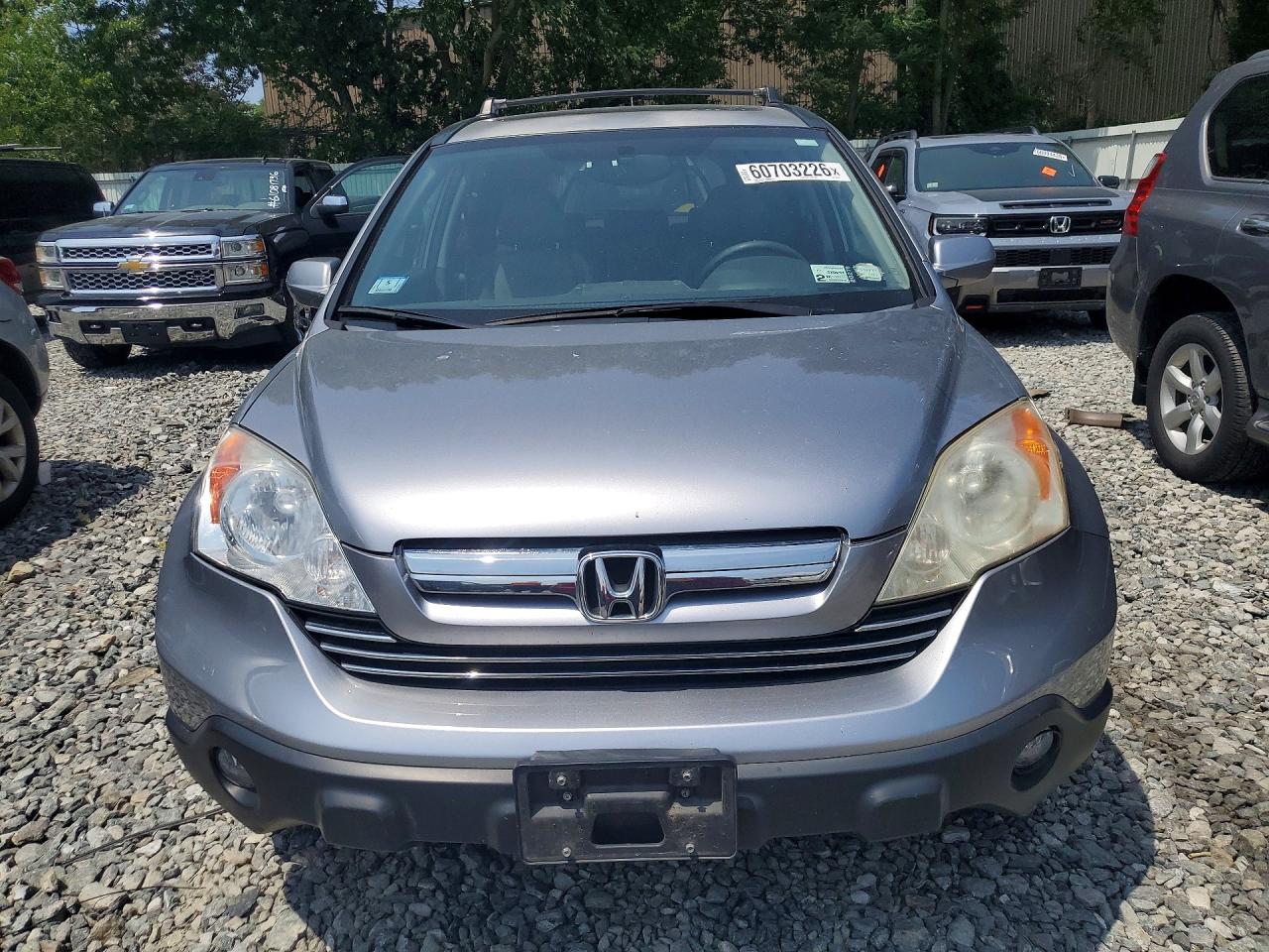 2007 Honda Cr-v Exl Silver vin: JHLRE48747C034648
