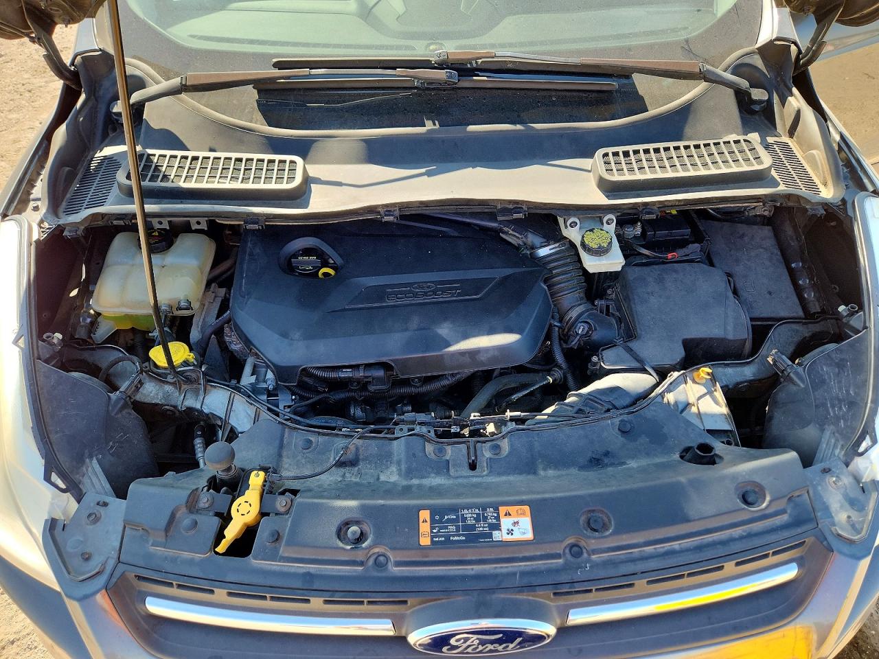 2015 Ford Escape Se Gray vin: 1FMCU9GX4FUA54004