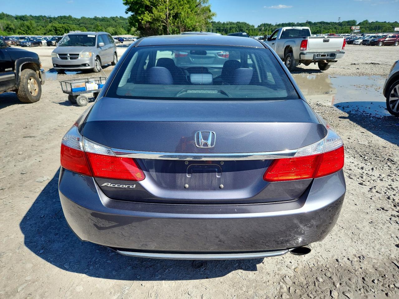 2014 Honda Accord Lx Gray vin: 1HGCR2F39EA273828