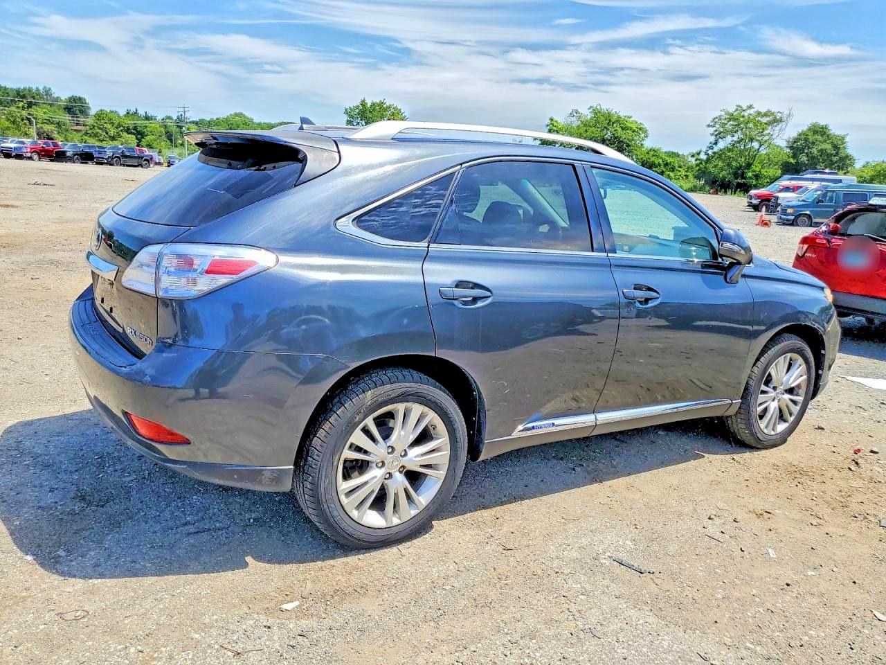 2011 Lexus Rx 450h Charcoal vin: JTJBC1BA6B2042219